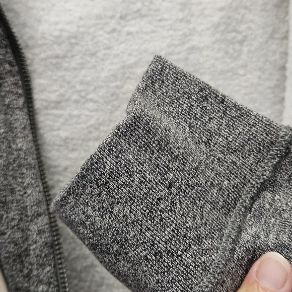 Polo Ralph Lauren Mens Gray Zip Up Hoodie Thermal Lining Hood 2XLarge - Picture 14 of 16